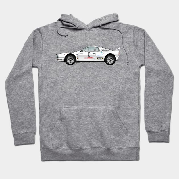 Tognana / De Antoni - Rally San Marino 1982 Hoodie by Vanillah